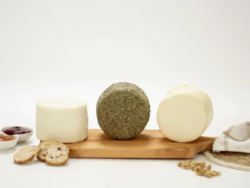 Lote Semicurado - 3 Babys Cabra  Romero - Semicurado - Aceite de Oliva