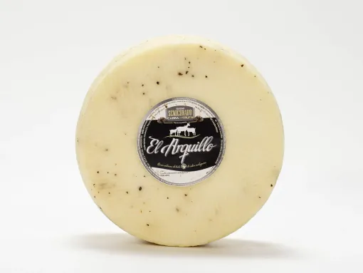 Queso puro de cabra semicurado Trufa