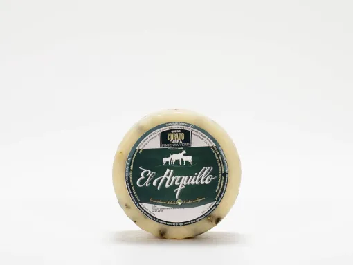 Queso puro de cabra curado a la pimienta verde