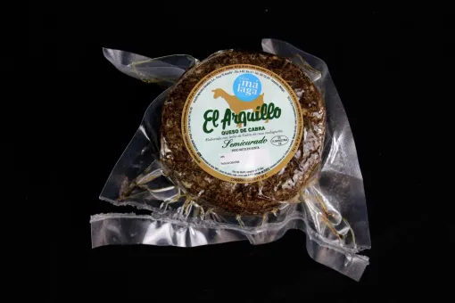 QUESO DE CABRA SEMICURADO CON ROMERO